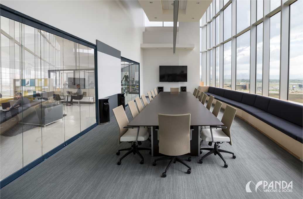 Design a Flexible, Open Office with Moveable Glass Walls
