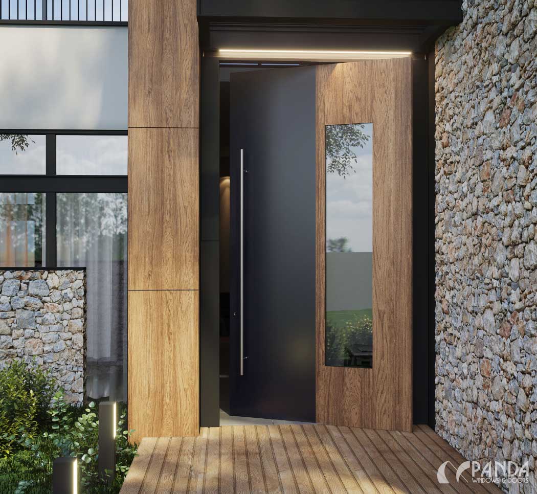 Go Big in Your Home With a Custom Oversized Pivot Door